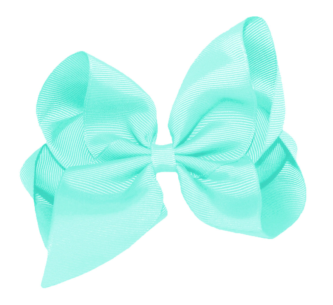 WD2U Girls 6" Classic Style Large Boutique Grosgrain Hair Bow Alligator Clip