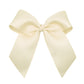 WD2U Girls Large 6" Grosgrain Knotted Hair Bow with Tails French Clip Barrette