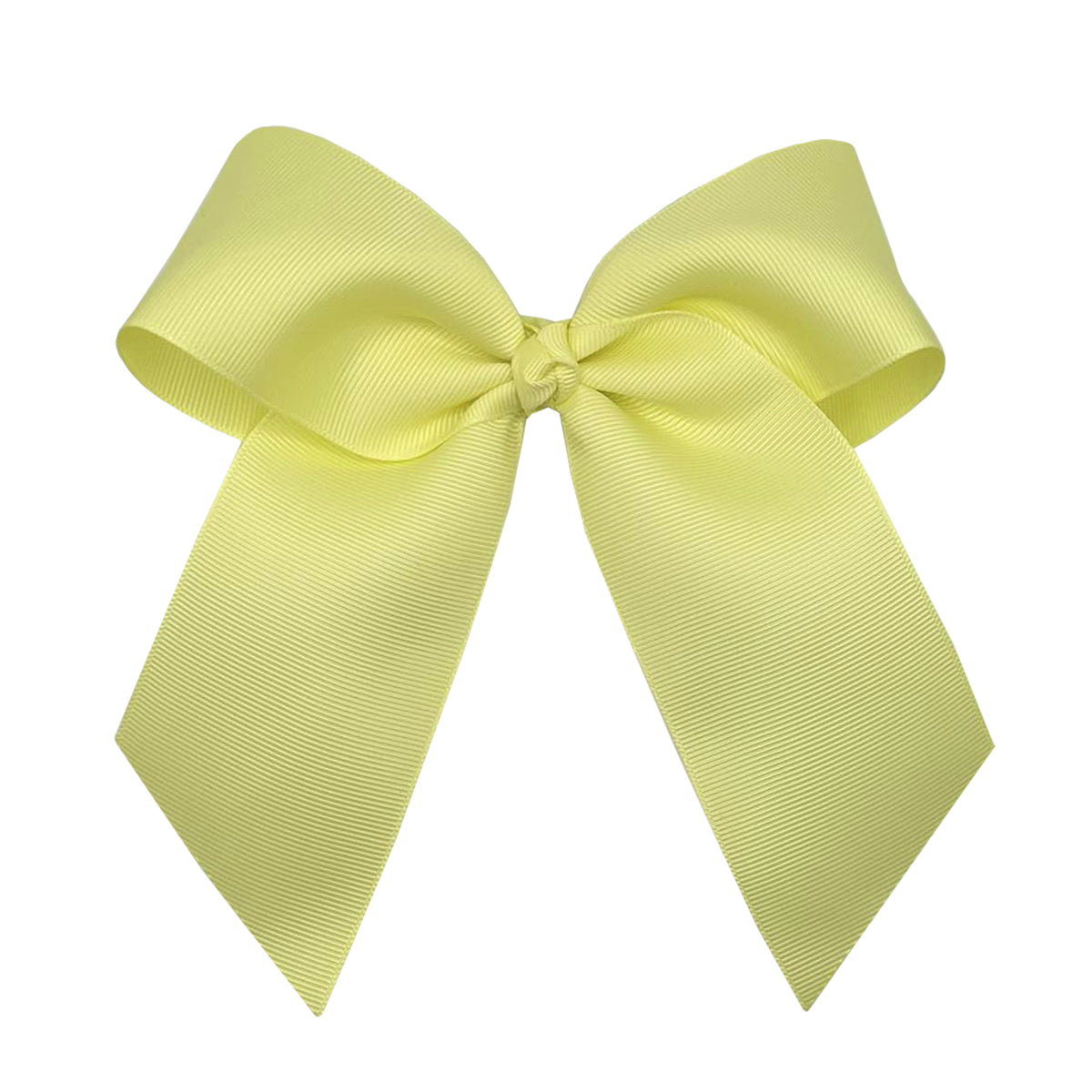 WD2U Girls Large 6" Grosgrain Knotted Hair Bow with Tails Alligator Clip