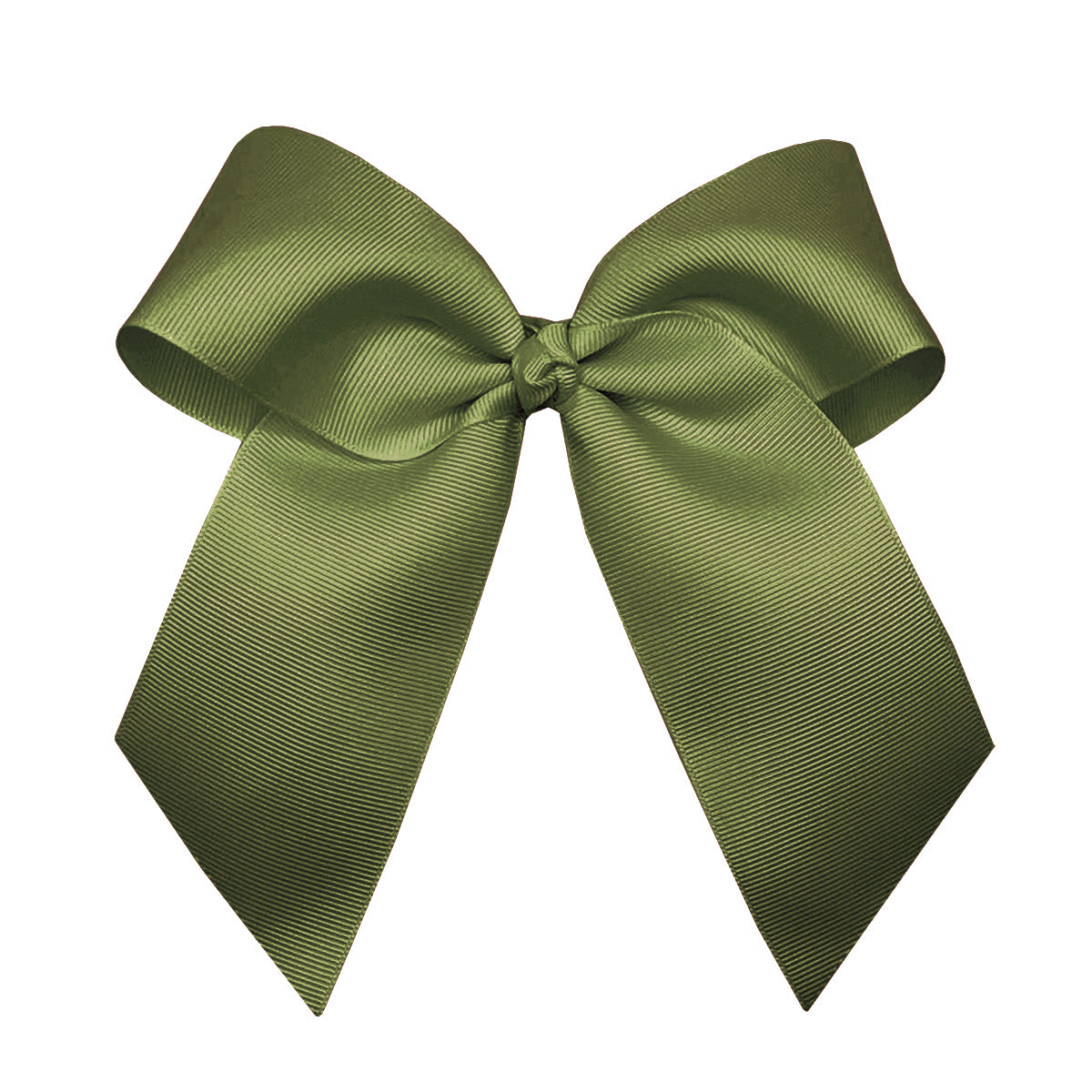 WD2U Girls Large 6" Grosgrain Knotted Hair Bow with Tails Alligator Clip