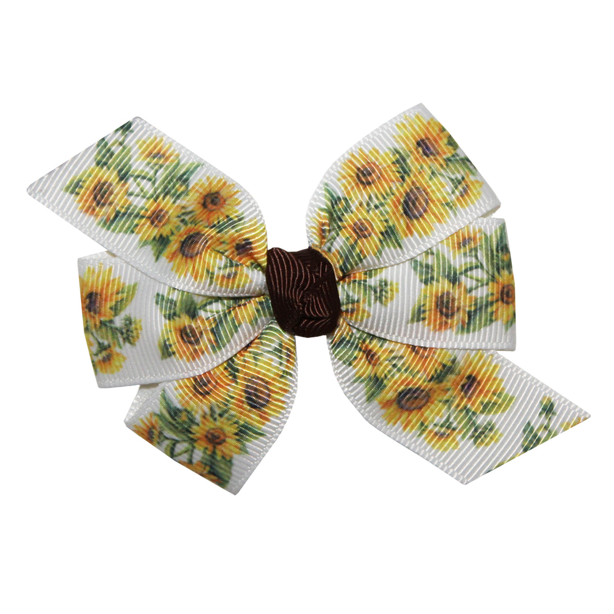 WD2U Baby Girls Infant Country Sunflower 3" Hair Bow Stretch Headband