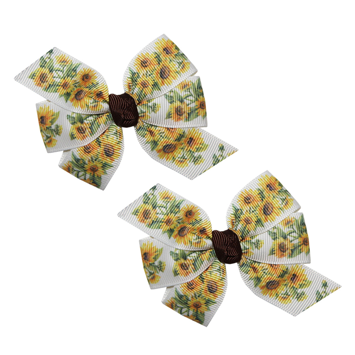 7/8" Country Sunflower Grosgrain Ribbon DIY Hair Bows Crafts