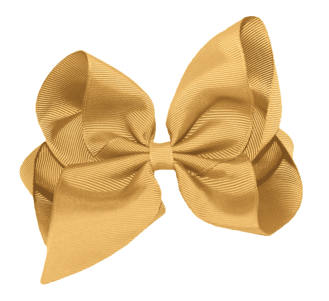WD2U Girls 6" Classic Style Large Boutique Grosgrain Hair Bow Alligator Clip