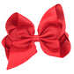 WD2U Girls 6" Classic Style Boutique Grosgrain Hair Bow French Clip Barrette