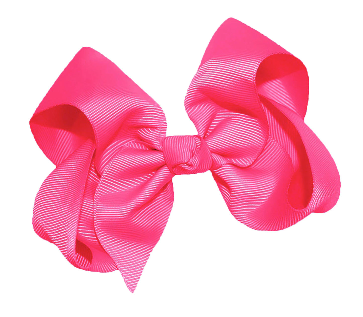 WD2U Girls 4" Solid Grosgrain Ribbon Boutique Hair Bow Alligator Clip