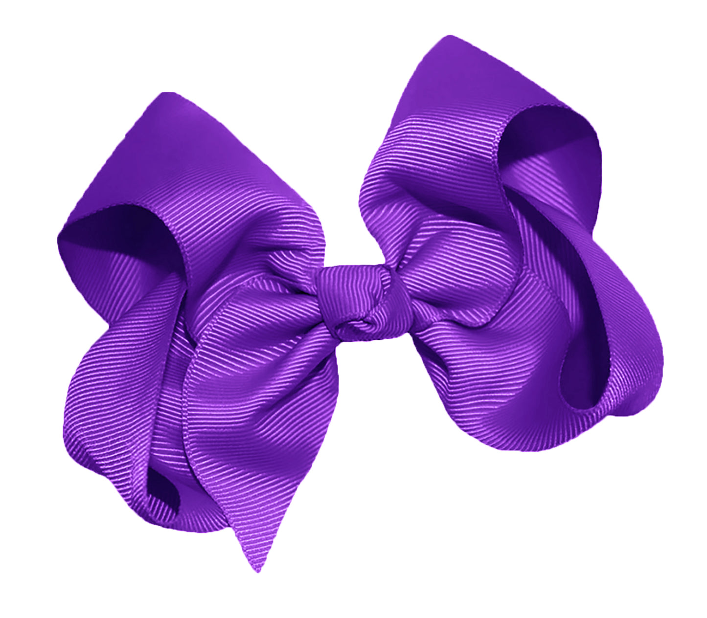 WD2U Girls 4" Solid Grosgrain Ribbon Boutique Hair Bow Alligator Clip