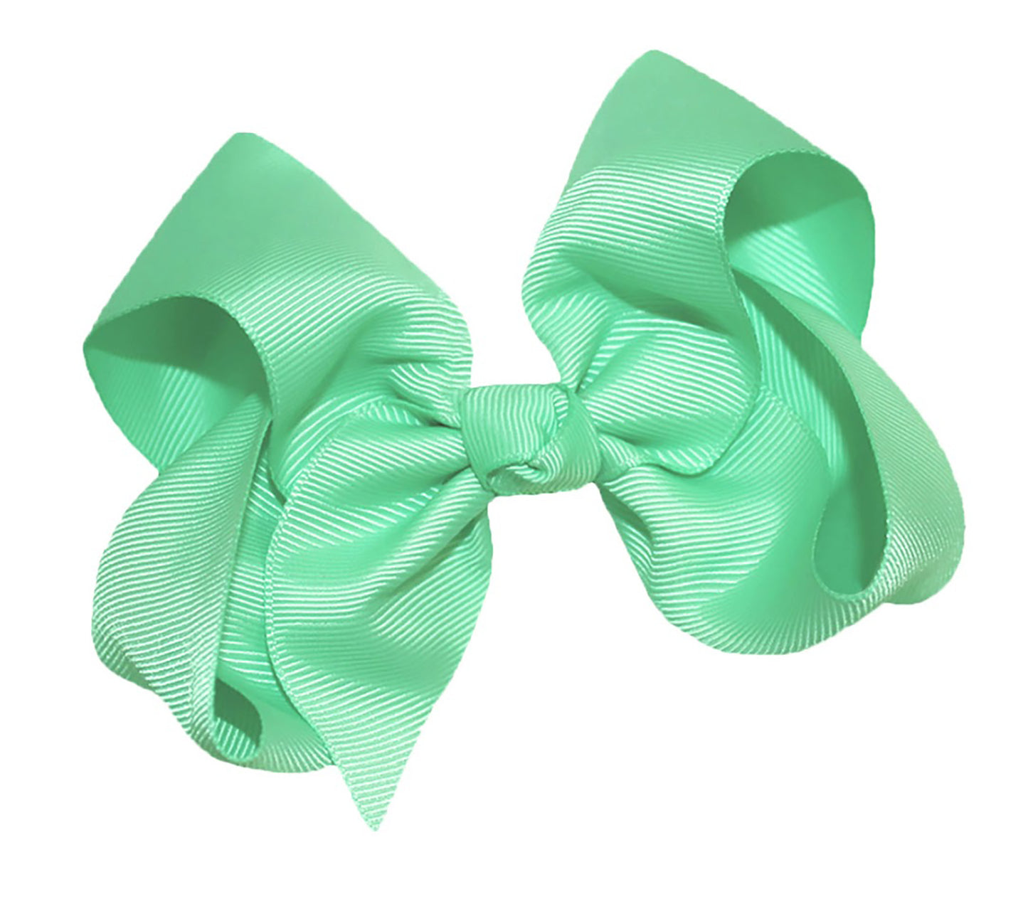WD2U Girls 4" Solid Grosgrain Ribbon Boutique Hair Bow French Clip Barrette