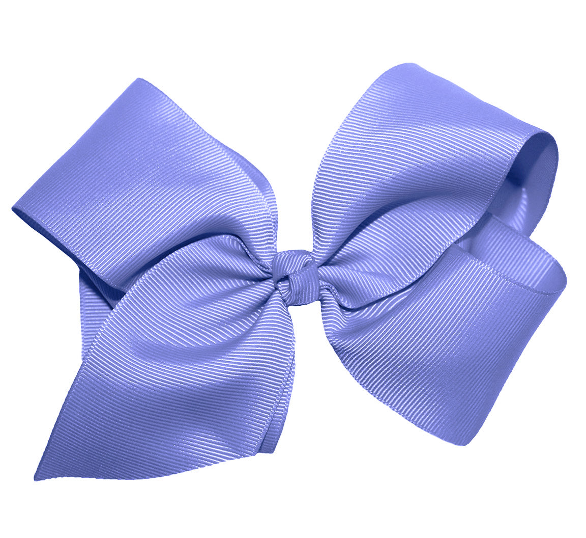 WD2U Girls Large 6" Grosgrain Knotted Hair Bow French Clip Barrette