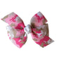 WD2U Baby-Girls Set of 2 Pink Camouflage Camo 3" Pigtail Hair Bows Alligator Clips