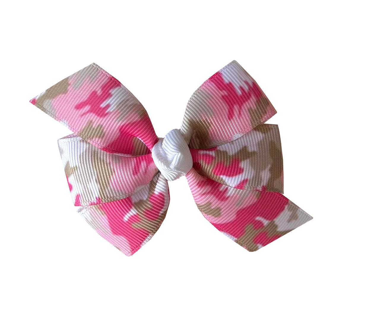 WD2U Baby-Girls Set of 2 Pink Camouflage Camo 3" Pigtail Hair Bows Alligator Clips