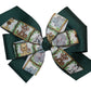 WD2U Girls 5" Welcome to the Jungle Grosgrain Hair Bow French Clip