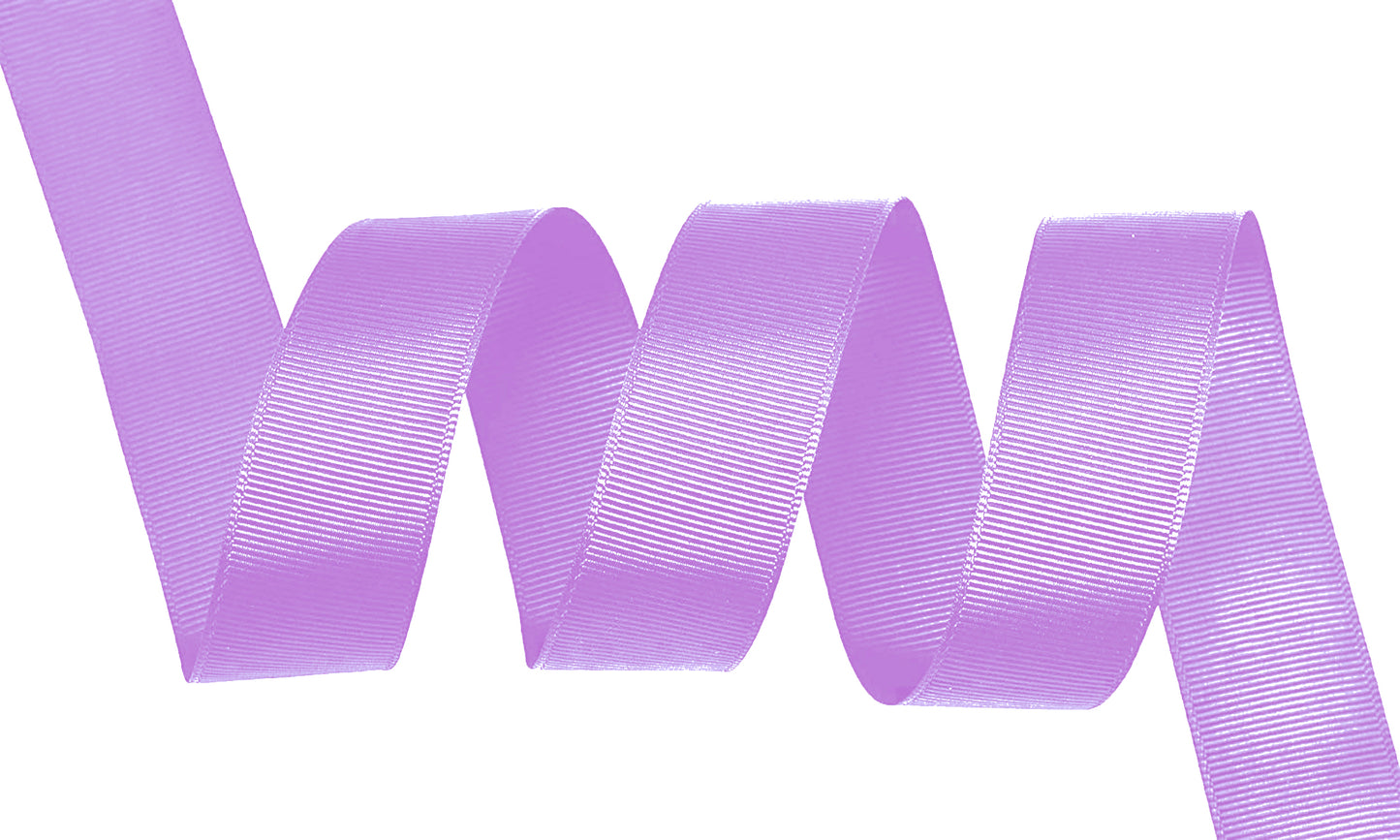 5 Yards Solid Lavender Purple Grosgrain Ribbon Yardage DIY Crafts Bows USA