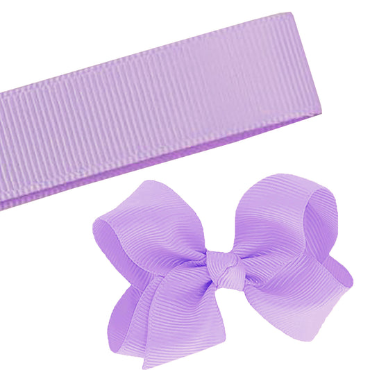 5 Yards Solid Lavender Purple Grosgrain Ribbon Yardage DIY Crafts Bows USA