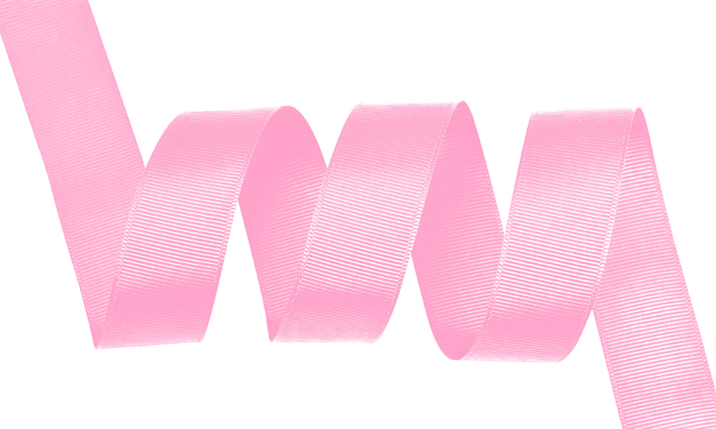 5 Yards Solid Pearl Pink Grosgrain Ribbon Yardage DIY Crafts Bows USA