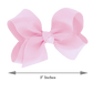 WD2U Girls Set of 2 Small Grosgrain 3" Pigtail Hair Bows French Clip Barrettes