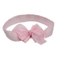 WD2U Baby Girls Precious Pink Organza Grosgrain 3" Hair Bow Infant Stretch Headband