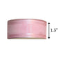 10 Yards 1.5" Pink Sheer Organza Satin Stripe Ribbon Yardage DIY Hair Bows Crafts