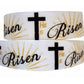 "He Is Risen" Grosgrain Ribbon yardage choice of 3 or 5 yards