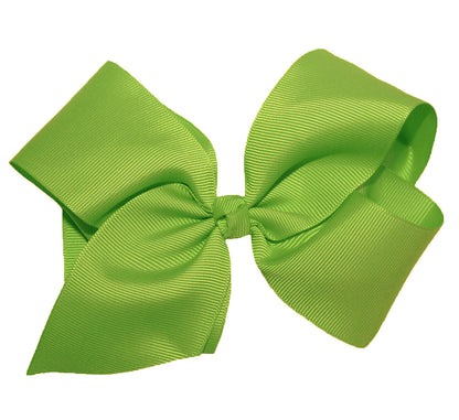 WD2U Girls Large 6" Grosgrain Knotted Boutique Hair Bow Alligator Clip