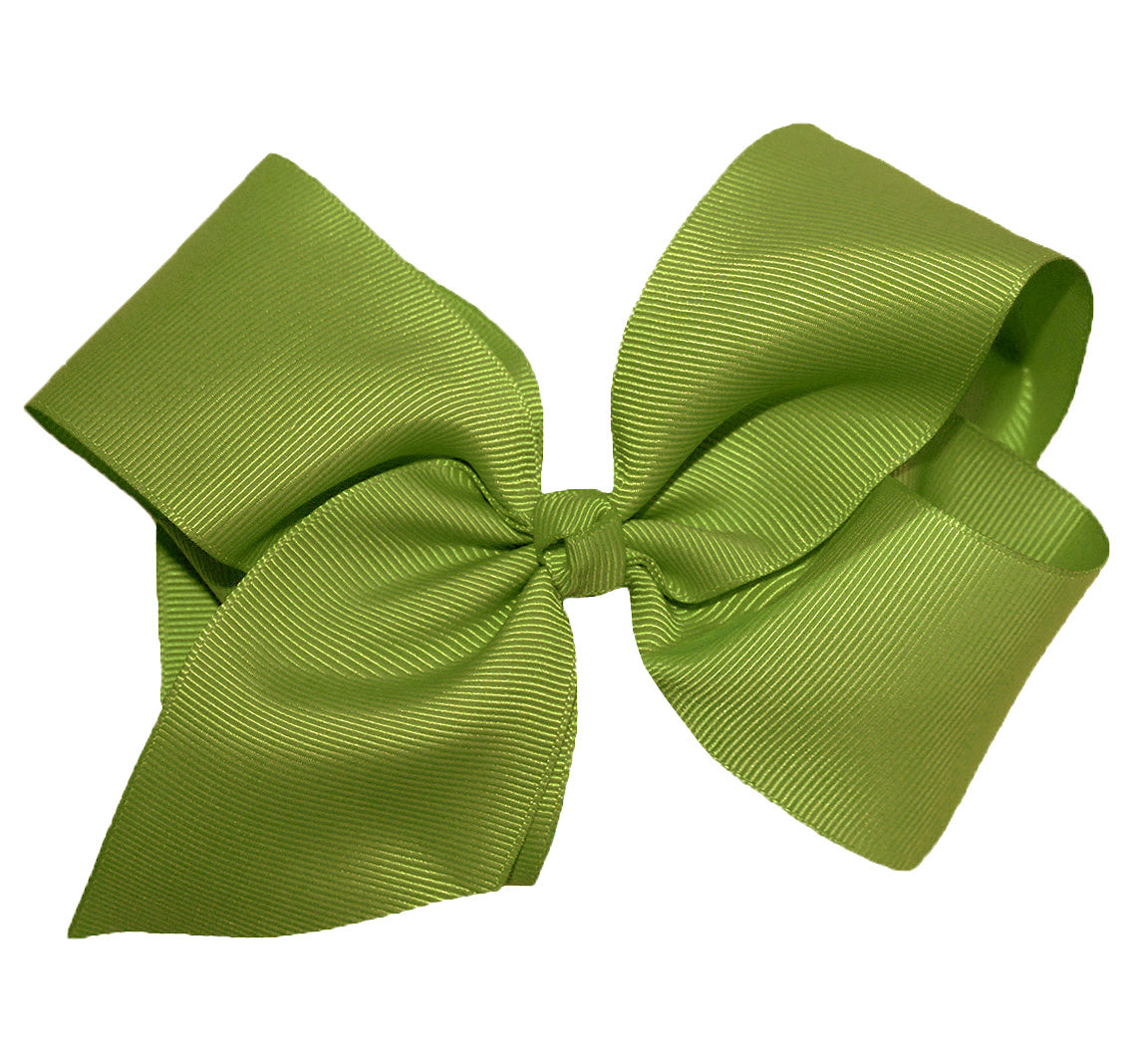 WD2U Girls Large 6" Grosgrain Knotted Boutique Hair Bow Alligator Clip