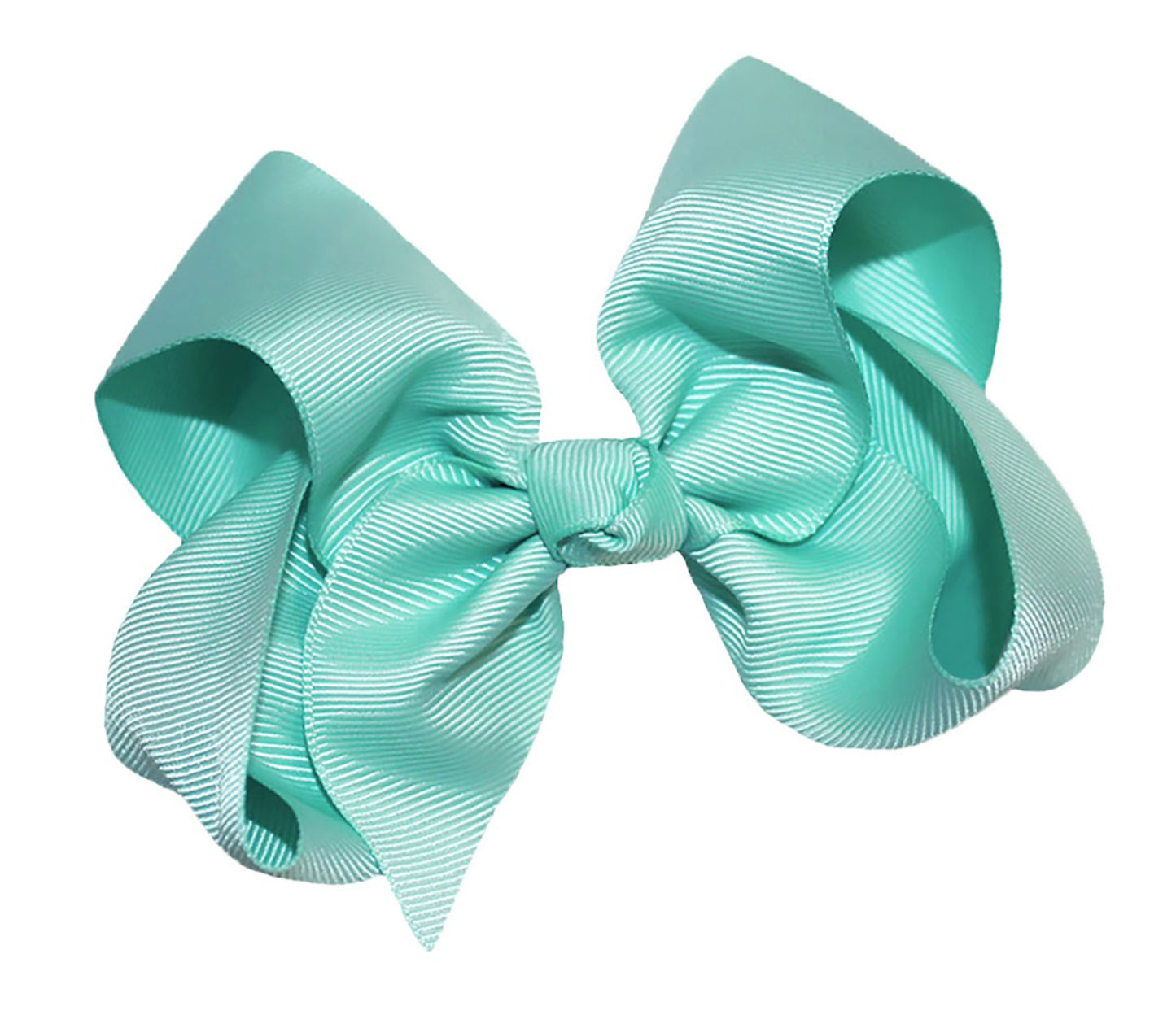 WD2U Girls 4" Solid Grosgrain Ribbon Boutique Hair Bow French Clip Barrette