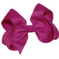 WD2U Girls 4" Solid Grosgrain Ribbon Boutique Hair Bow French Clip Barrette