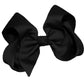 WD2U Girls 4" Solid Grosgrain Ribbon Boutique Hair Bow French Clip Barrette