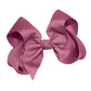 WD2U Girls 4" Solid Grosgrain Ribbon Boutique Hair Bow French Clip Barrette