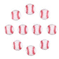 Set of 10 Sports Resin Flatback - Choice of Baseball Basketball Football Soccer Volleyball DIY Hair Bows Crafts