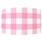 1" 25mm Pink White Gingham Check Grosgrain Ribbon DIY Hair Bows Crafts