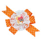 WD2U Baby Girls 4.5" My First Thanksgiving Day Turkey Hair Bow Stretch Headband