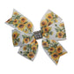 WD2U Girls 5" Sparkling Country Sunflower Hair Bow French Clip