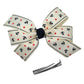 WD2U Girls Assorted 4.5" July 4th Red White Blue Grosgrain Hair Bow Alligator Clip
