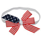 WD2U Baby Girls Assorted 4.5" July 4th Red White Blue Grosgrain Hair Bow Stretch Headband