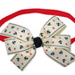 WD2U Baby Girls Assorted 4.5" July 4th Red White Blue Grosgrain Hair Bow Stretch Headband