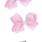 WD2U Baby Girls Set of 2 Small Grosgrain 3" Pigtail Hair Bows Alligator Clips