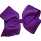 WD2U Girls Large 6" Grosgrain Knotted Hair Bow French Clip Barrette