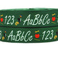 3/8" ABC 123 Back To School Grosgrain Ribbon DIY Hair Bows Crafts Decorations