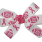 WD2U Girls Tackle Breast Cancer Pink October Football Hair Bow French Clip