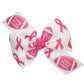 WD2U Baby Girls Set of 2 Tackle Breast Cancer Pink October Football Hair Bows