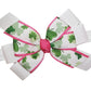 WD2U Girls Classy Pink St Patricks Day Green Shamrock Hair Bow Stretch Headband
