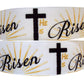 7/8" Grosgrain Ribbon He is Risen Christian Cross DIY Hair Bows Crafts