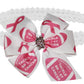 WD2U 5" Tackle Breast Cancer Pink October Football Hair Bow Stretch Headband
