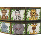 7/8" Welcome to the Jungle Grosgrain Ribbon DIY Hair Bows Crafts