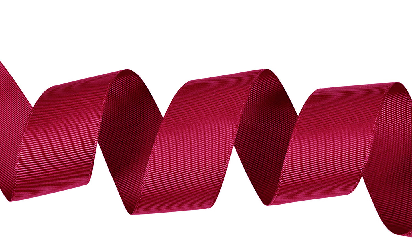 5 Yards Solid Azalea Pink Grosgrain Ribbon Yardage DIY Crafts Bows Décor USA