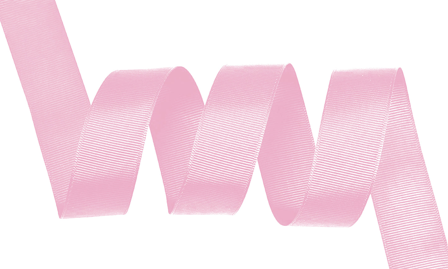 5 Yards Solid Light Pink Grosgrain Ribbon Yardage DIY Crafts Bows Décor USA