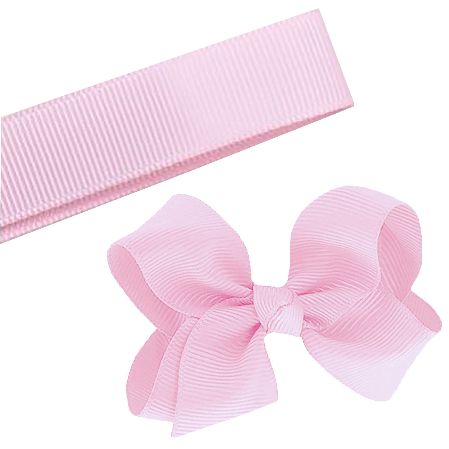 5 Yards Solid Light Pink Grosgrain Ribbon Yardage DIY Crafts Bows Décor USA
