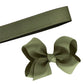5 Yards Solid Olive Green Grosgrain Ribbon Yardage DIY Crafts Bows Décor USA