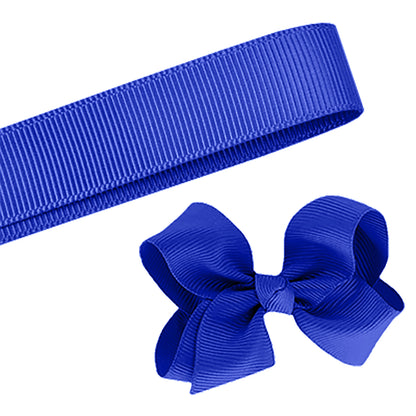 5 Yards Solid Royal Blue Grosgrain Ribbon DIY Crafts Bows USA