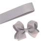 5 Yards Solid Light Grey Gray Grosgrain Ribbon Yardage DIY Crafts Bows USA